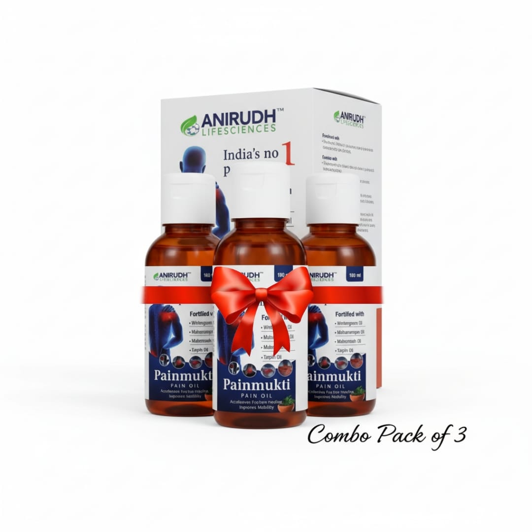 Pain Mukti Oil – Say Goodbye to Joint & Muscle Pain Naturally | 100% Ayurvedic Relief (100ml)