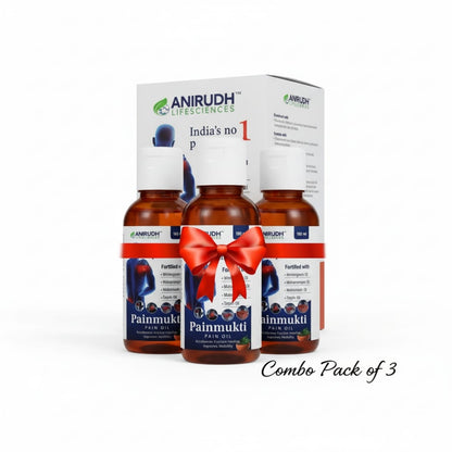 Pain Mukti Oil – Say Goodbye to Joint & Muscle Pain Naturally | 100% Ayurvedic Relief (100ml)