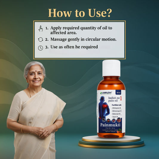 Pain Mukti Oil – Say Goodbye to Joint & Muscle Pain Naturally | 100% Ayurvedic Relief (100ml)